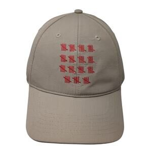 SJS XI-V-XLVII Strapback Baseball Cap Brown One Size Adjustable Fahrenheit